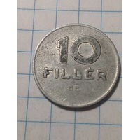 10 филлеров Венгрия 1974 год