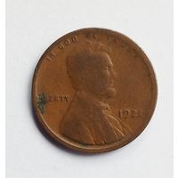 США. 1 цент 1921 г.