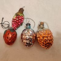 Ёлочные игрушки Ягода одним лотом 0112