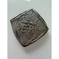 16 эре. Клиппинг 1563, Стокгольм, Эрик XIV 1560–1568 гг. Швеция. РЕДКОСТЬ. СЕРЕБРО.