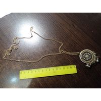 Цепочка 82 см и кулон металл