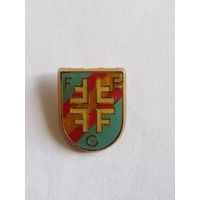 Значок. Знак. "Испанская федерация гимнастики". "Испания". "Гимнастика". "Спорт". м