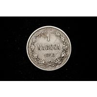 1 марка 1890 г. Финляндия (Российская Империя), Александр III