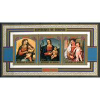 Бурунди - 1973г. - Рождество. Картины - 1 блок - полная серия, MNH [Mi bl. 74 A]. #3-Bu-Z-2-30