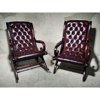 Английские кожаные кресла Честерфилд