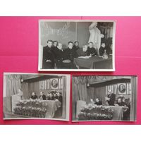 Фото "Партийные съезды", 1950-1970-е гг., 3 шт.