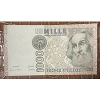 Банкнота. Италия. 1000 лир 1982 год.
