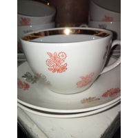 ЧАШКА+БЛЮДЦЕ ПОЛОННОЕ 1980Г.