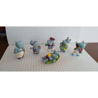 Коллекционные игрушки из Киндер сюрпризов. Бегемоты палубные, 1992г. 17