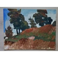 Масло, картон 31Х40