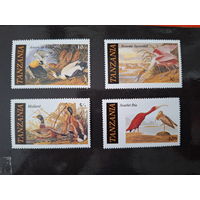 Марки птицы Танзания - фауна пернатые, утки и др