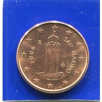 Сан Марино 1 евроцент 2006 UNC