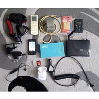 Сборный лот(телефон LG, блоки питания, наушники, роутеры и др) с 1 рубля, без МЦ