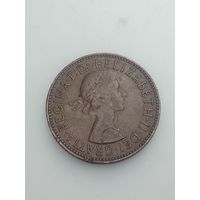 Великобритания 1/2 пенни 1959 года .