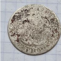 6 грошей 1668 год. Шестак.