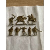 Комплект солдатиков, СССР, начало 80-х гг. "Богатыри русичи"