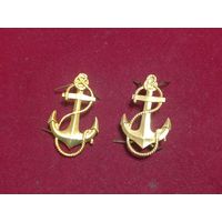 Эмблемы Якорь ( мичмана, сверхсрочника, Курсанта) ВМФ СССР