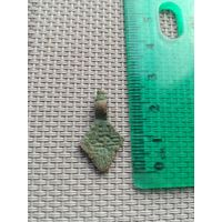 Крестик нательный маленький с рубля!