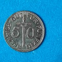 50 пфеннигов (1917г.) г.Золинген. Сохран! Расспродажа!