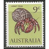 Австралия. Рак отшельник. 1966г. Mi#366.