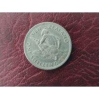 1 шиллинг Новая Зеландия 1964 г.
