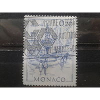 Монако, 1984. Вид Монако, площадь