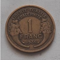 1 франк 1936 г. Франция