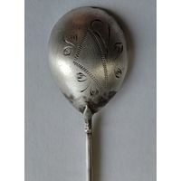 Чайная ложка 84 серебряная мастер МВ