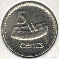 Фиджи 5 центов 2000 г.