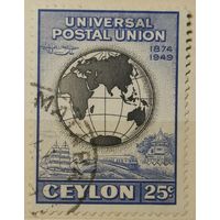 Цейлон 1949г. Британские колонии