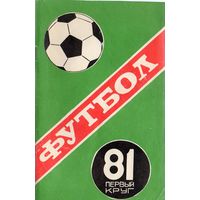 К/с Футбол 1981 - 1 круг. Краснодар.