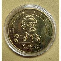 Польша 2 злотых 2003 Станислав Лещинский UNC (распродажа коллекции).