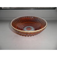 Ваза стекло-глазурь.Диаметр 22 см.Ср.20-го века.С рубля