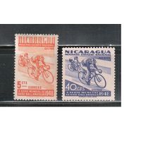 Никарагуа-1949 (Мих.988,1005) , * ,   Спорт, Велоспорт , Велосипеды,