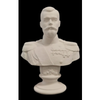 Бюст Николай II Гипс