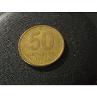 Аргентина 50 сентавос 1993г.