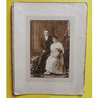 Фото большое "Свадьба", до 1917 г., 16*12 см