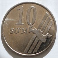 Узбекистан 10 сом 2001 год
