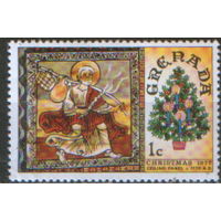 Марка из серии 1977г. Гренада "Рождество. Иосиф в пути" MVLH