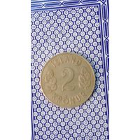 Исландия 2 кроны 1966