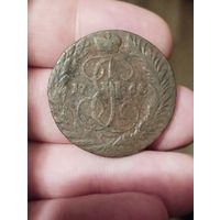 2 копейки 1763 г. ММ. Перечекан. Красивая!