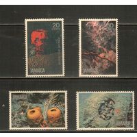 Ямайка-1981, (Мих.496-499) ** , Морская фауна, (полная серия)