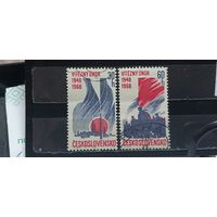 РАСПРОДАЖА ЧЕХОСЛОВАКИЯ 1968г. Полная серия. Гаш.