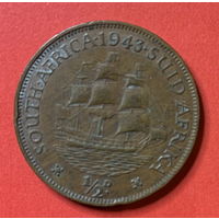 ЮАР 1/2 цента 1943г.