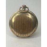 Карманные часы Омега покрытие золотом 20микрон