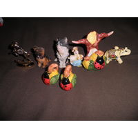 Статуэтки разные,полимер 8 шт.С рубля.