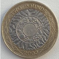 Великобритания 2 фунта 2003 г.