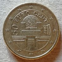 Австрия 50 евроцентов 2002 г., KM# 3087