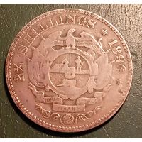 Южная Африка. 2 1/2 шиллинга 1896