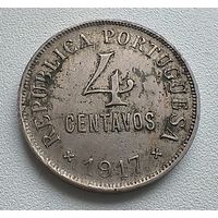 Португалия 4 сентаво, 1917  1-5-1